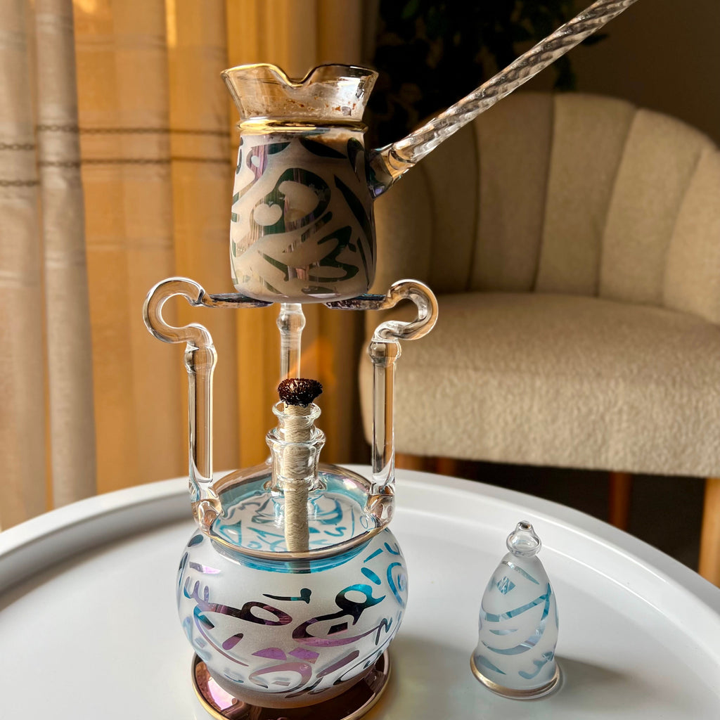 طقم قهوة بايركس مُذهب