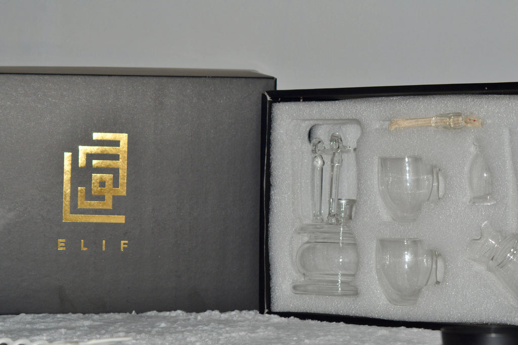 طقم قهوه بايركس شفاف 