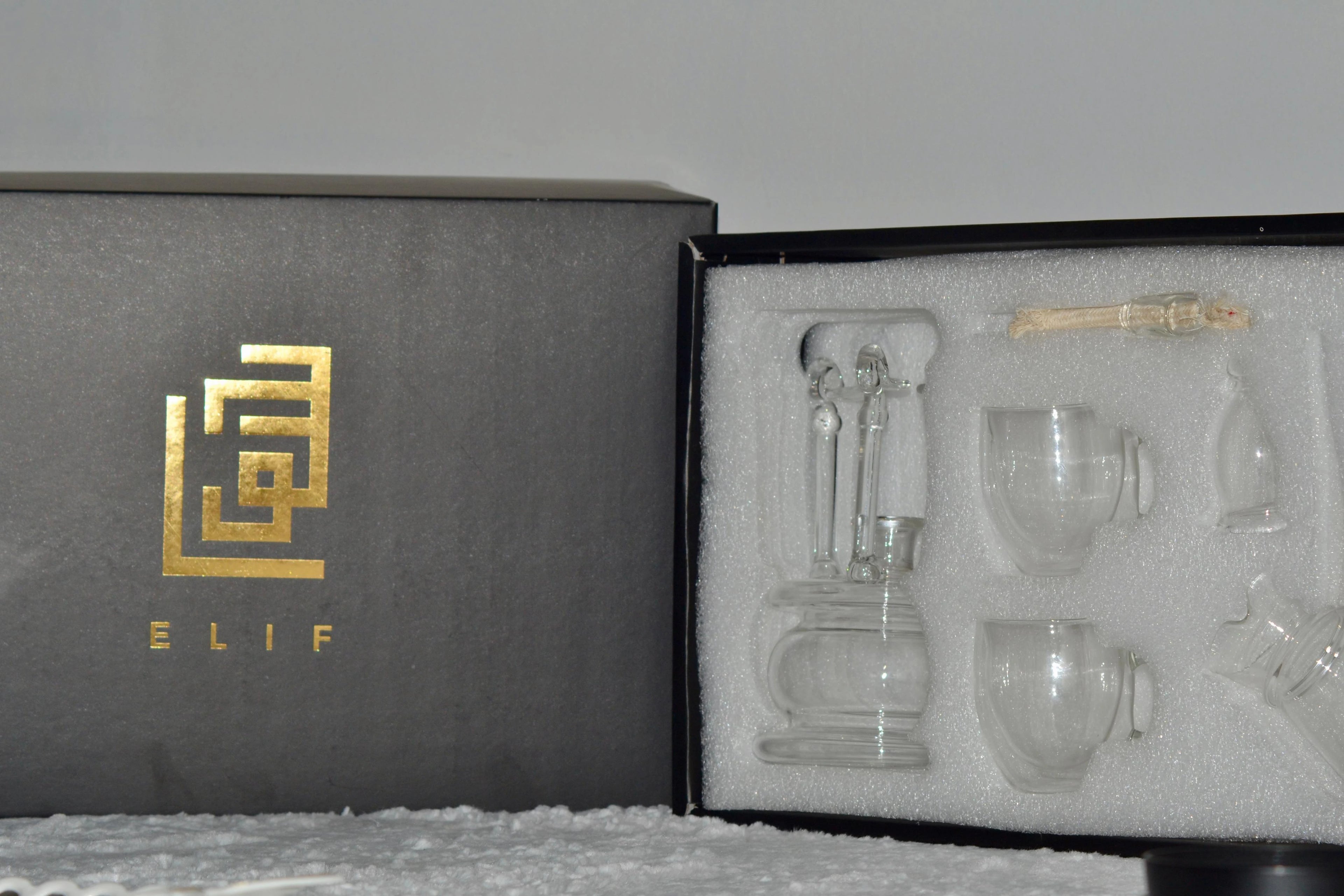 طقم قهوه بايركس شفاف 