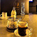 طقم الأبيض الذهبي