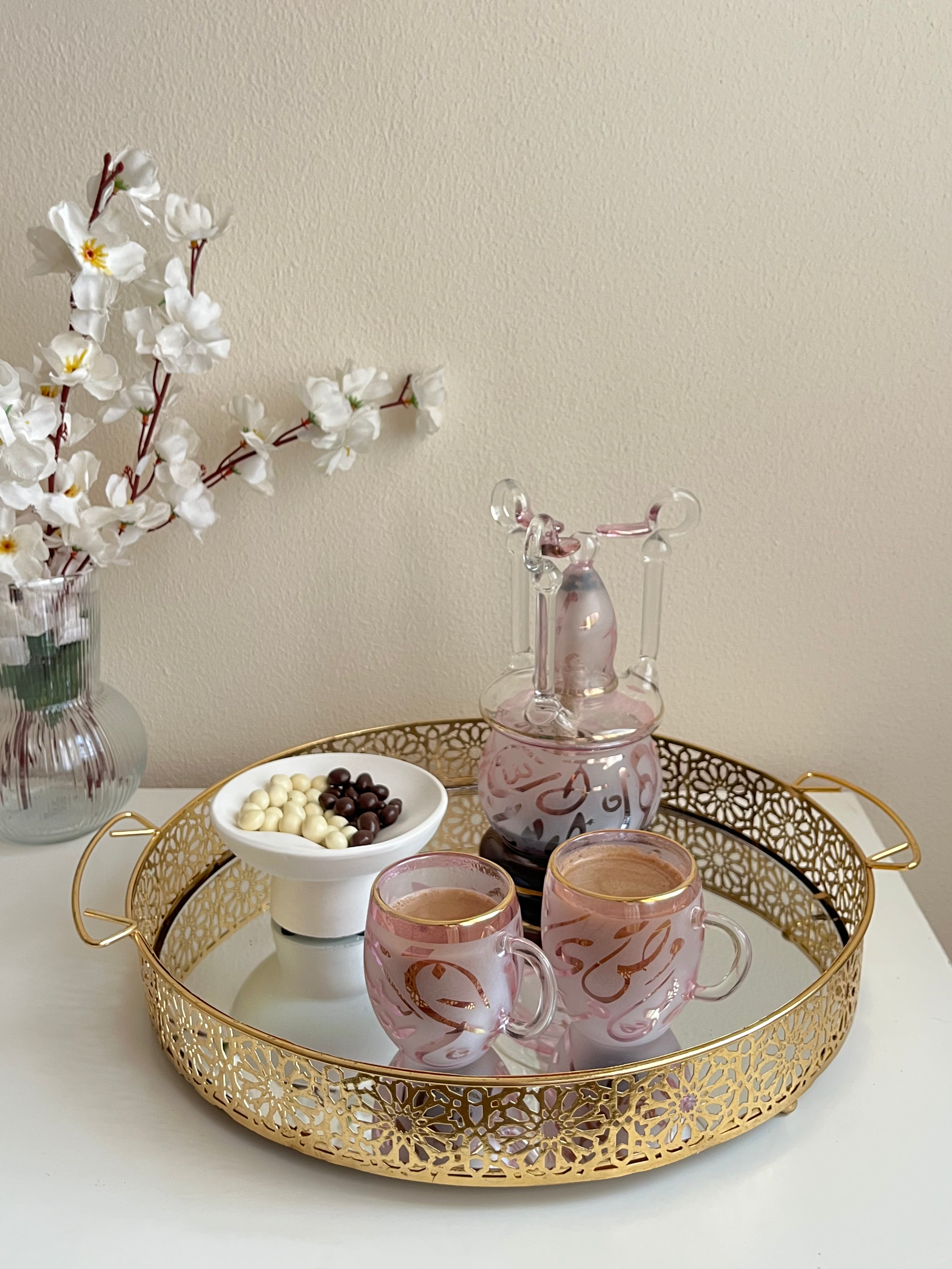 طقم روز بلمسه ذهبية